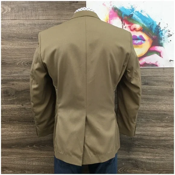 VINTAGE RALPH LAUREN Mens Wool Blazer Sport Coat Casual Jacket Size 42R Suit